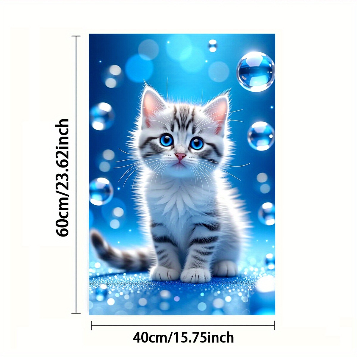 Serviette de plage rectangulaire 40 x 60 cm, motif chat dessin animé imprimé sur une seule face, 2D. Vendue à l'unité ou par lot de 2. Douce, confortable, résistante et inodore. Idéale pour la salle de bain, la cuisine, la plage et la piscine._voghion.com