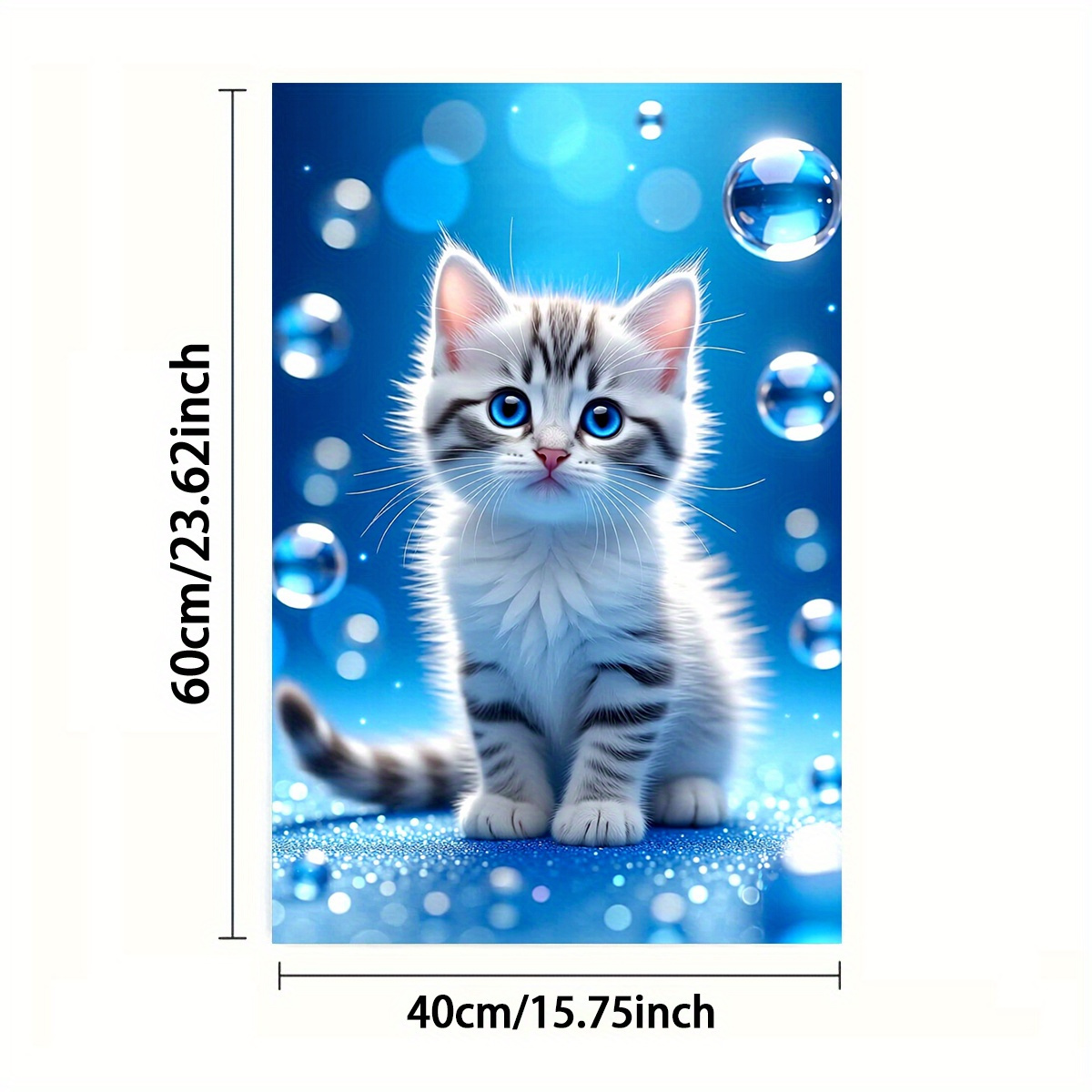 Serviette de plage rectangulaire 40 x 60 cm, motif chat dessin animé imprimé sur une seule face, 2D. Vendue à l'unité ou par lot de 2. Douce, confortable, résistante et inodore. Idéale pour la salle de bain, la cuisine, la plage et la piscine._voghion.com