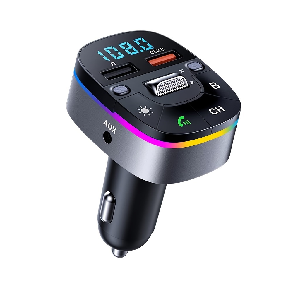 Fm Transmitter Für Das Auto Bluetooth Wireless Audio Empfänger_voghion.com