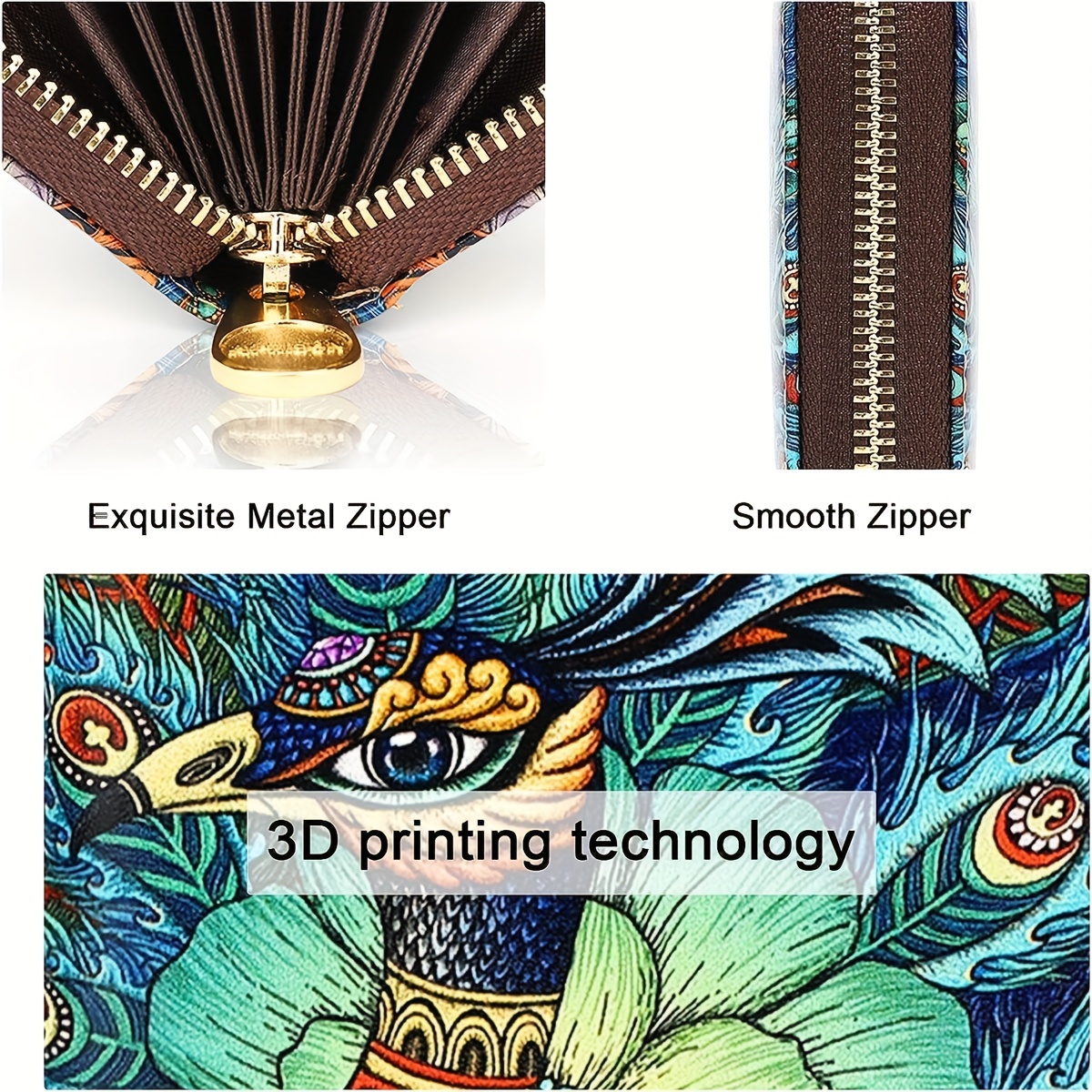 High quality leather Men Women Card Holder Small Zipper Wallet Solid Coin Purse Key Ring Design RFID Business Credit Card Bags
