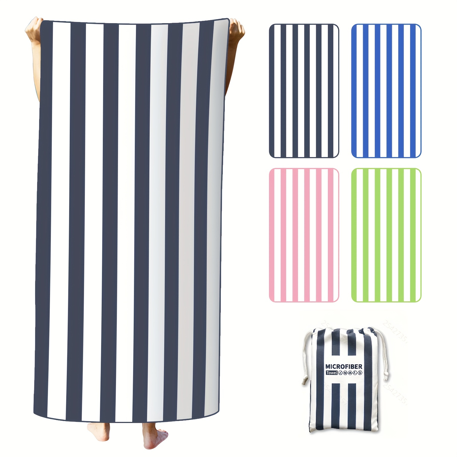 Lichtgewicht sporthanddoek: sneldrogend, draagbaar, zacht en comfortabel - perfect voor buitenactiviteiten!_voghion.com