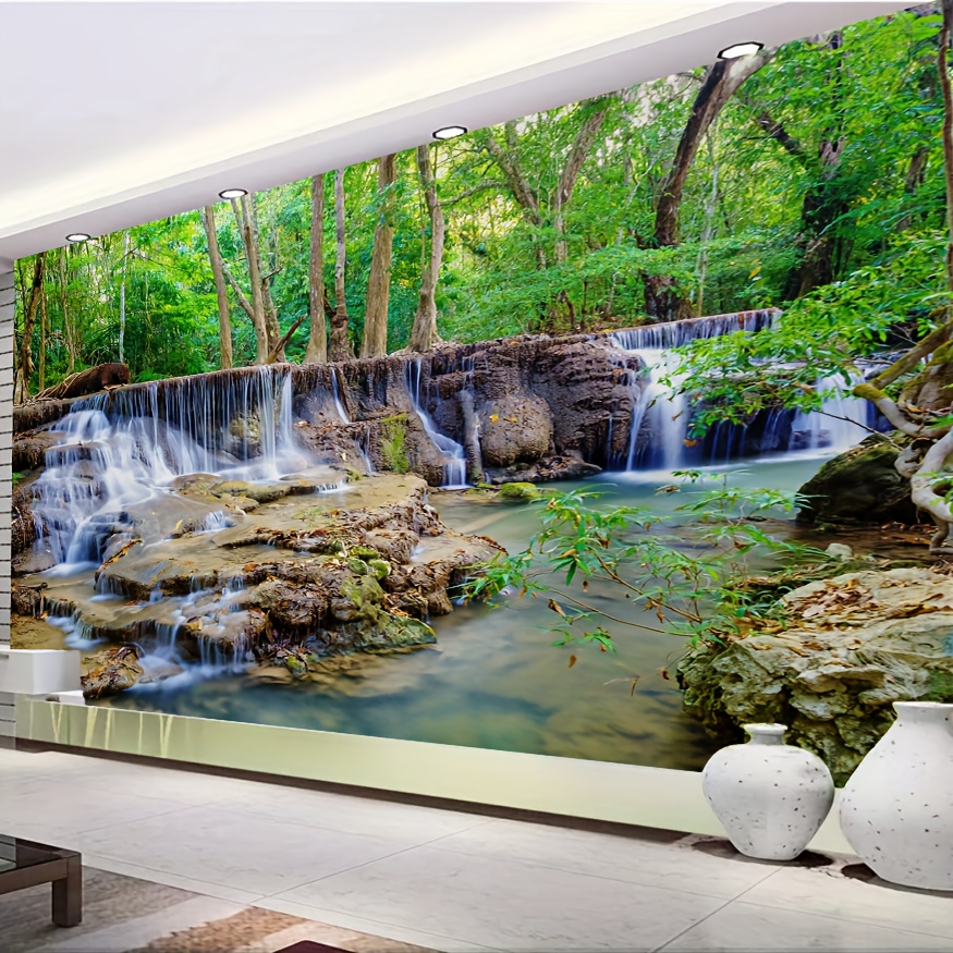 1pc Forest Print Tapestry, Wall Hanging Peach Skin Tapestry For Living Room Bedroom Dorm Room Decor Home Decor, With Free Installation Package_voghion.com