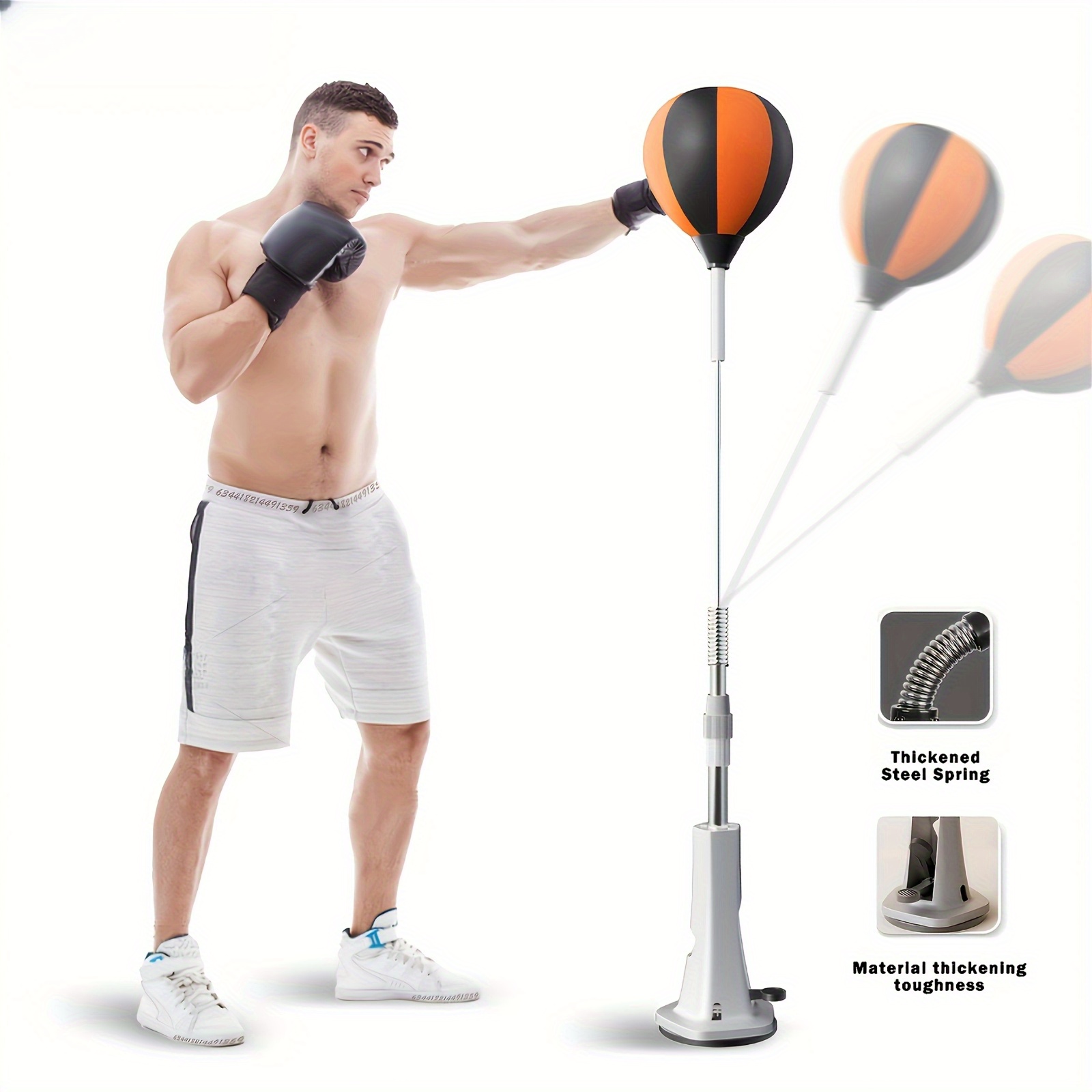 Gobelets - Sac de frappe pour entraînement d'agilité en intérieur, en similicuir résistant, pour arts martiaux, boxe et autres activités physiques dynamiques._voghion.com