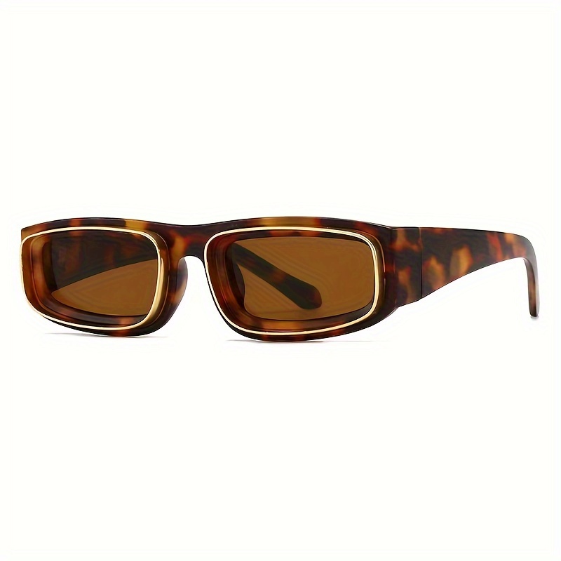 Occhiali da sole rettangolari piccoli da donna e da uomo, antiriflesso, alla moda, sportivi, per feste in spiaggia, lenti sfumate_voghion.com