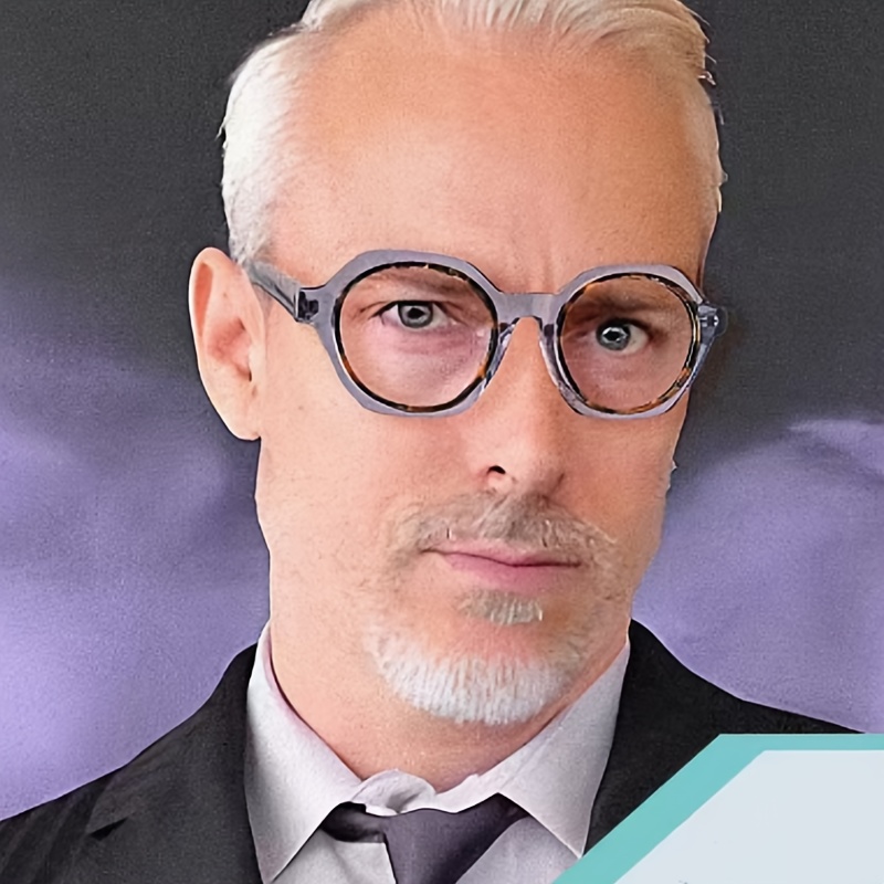 Fashionable Eyeglasses with Acetate Frame - Unisex Style_voghion.com