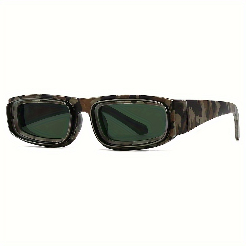 Occhiali da sole rettangolari piccoli da donna e da uomo, antiriflesso, alla moda, sportivi, per feste in spiaggia, lenti sfumate_voghion.com