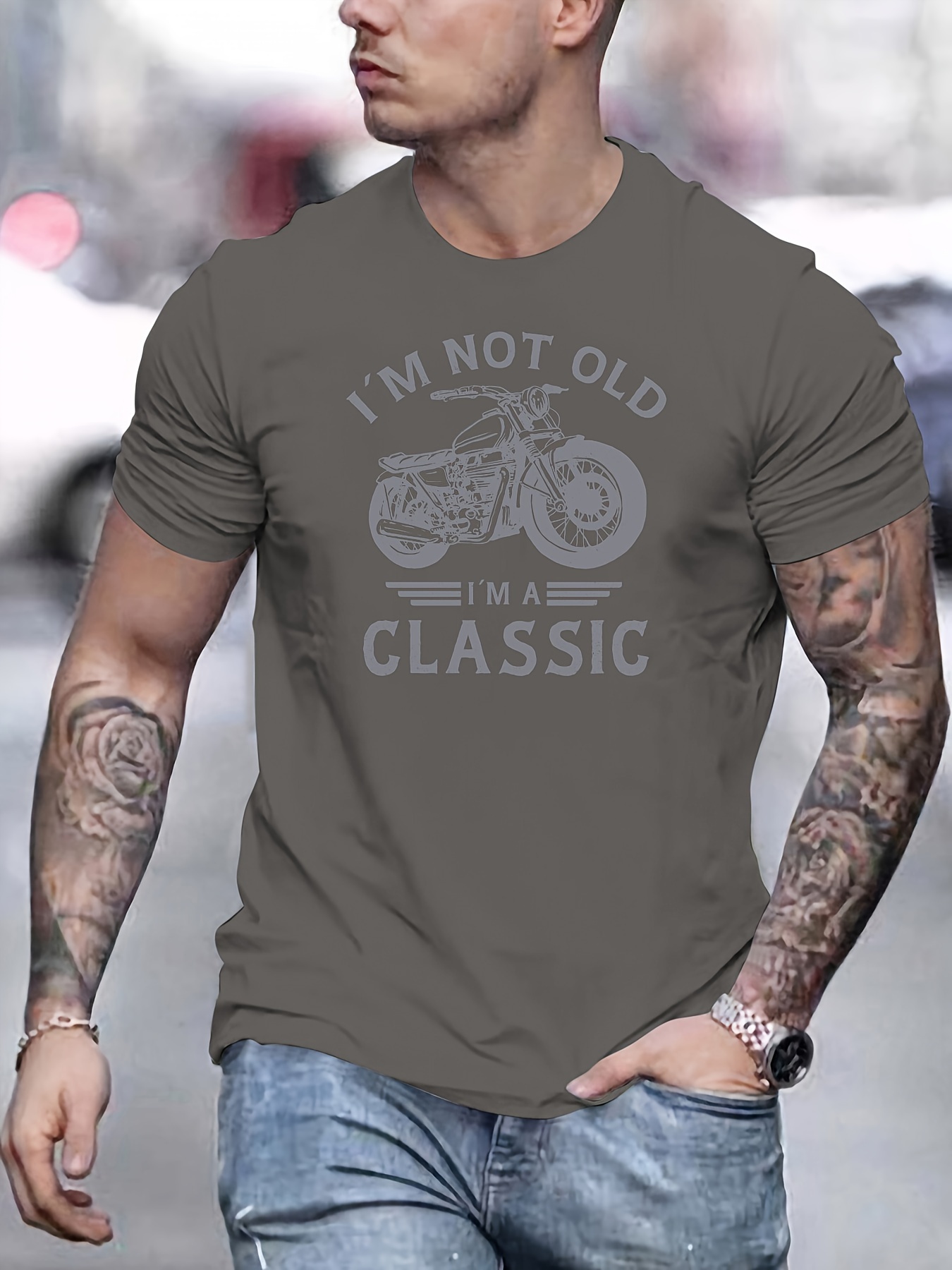 T-shirt d'été pour homme, grandes tailles, 100% coton, coupe ample et confortable, collection classique_voghion.com