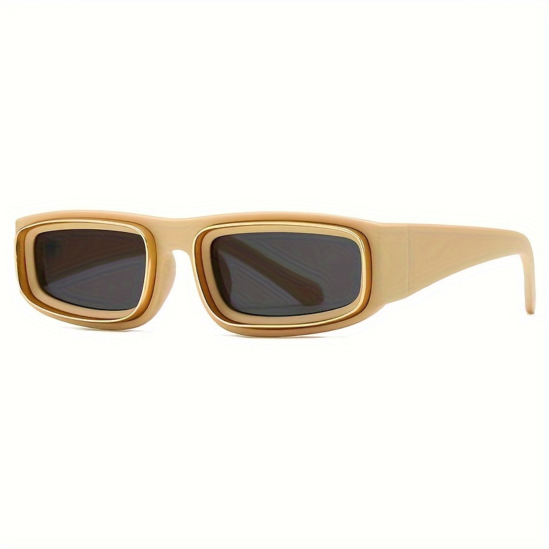 Occhiali da sole rettangolari piccoli da donna e da uomo, antiriflesso, alla moda, sportivi, per feste in spiaggia, lenti sfumate_voghion.com