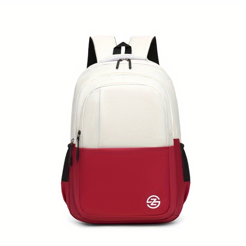 Two-tone Lightweight Travel Backpack, Large-capacity Student Schoolbag, Laptop Bag_voghion.com
