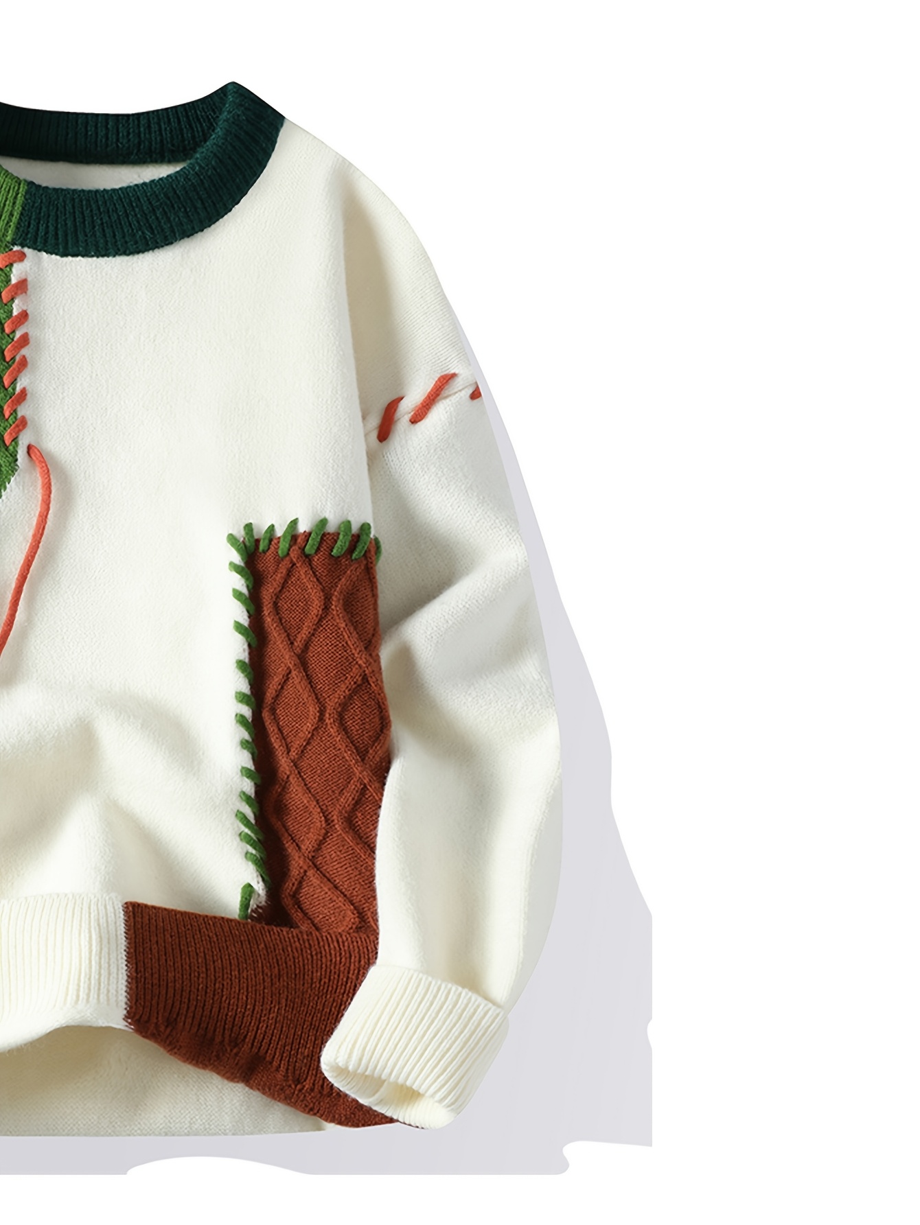 Sammy Fruit Men's Pullover Casual Fashion Knitted Sweater_voghion.com