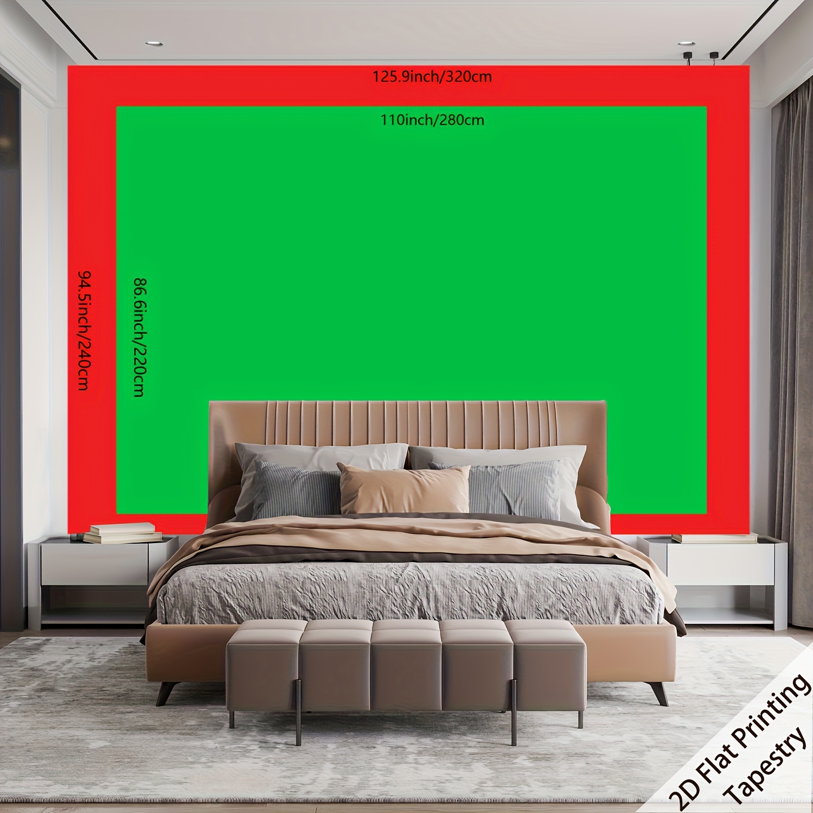 Large Sized HD Printed 2D Flat Wild Bear Wall Tapestry Oversized Polyester Decor Tapestry For Living Room Bedroom Office Party_voghion.com