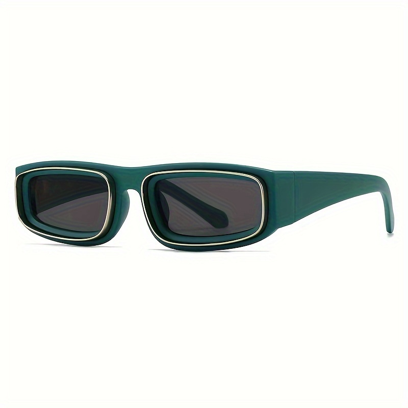 Occhiali da sole rettangolari piccoli da donna e da uomo, antiriflesso, alla moda, sportivi, per feste in spiaggia, lenti sfumate_voghion.com