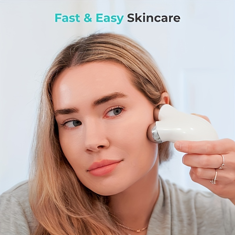 In 1 Professioneller Gesichtsmassageroller Elektrisches Facelifting-Tool für die tägliche Hautpflege 5 Modi anpassbare Vibration_voghion.com