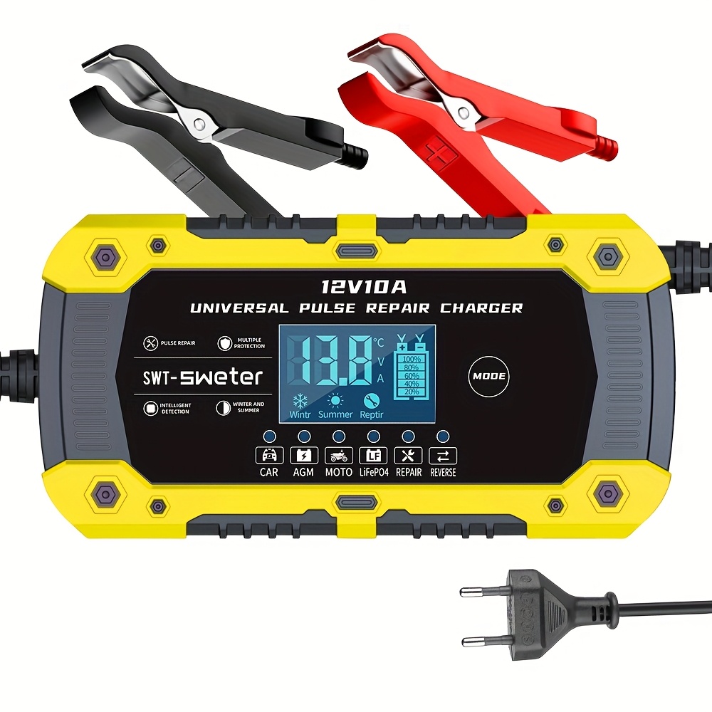 Image showing the 'MODE' button for one-click repair, with examples of low voltage, old, and idle batteries
