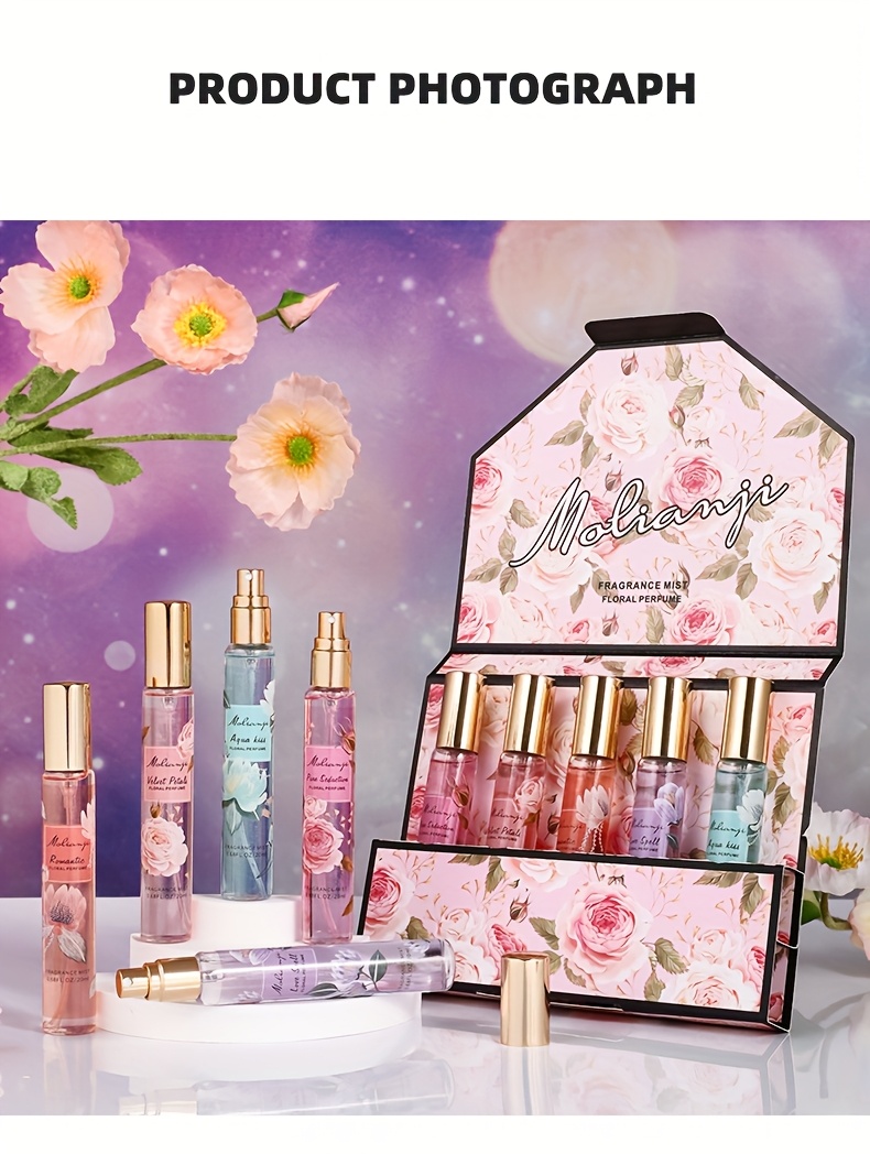 Damen Eau De Parfum Set Lang Anhaltender Blumiger Duft Für Sie_voghion.com