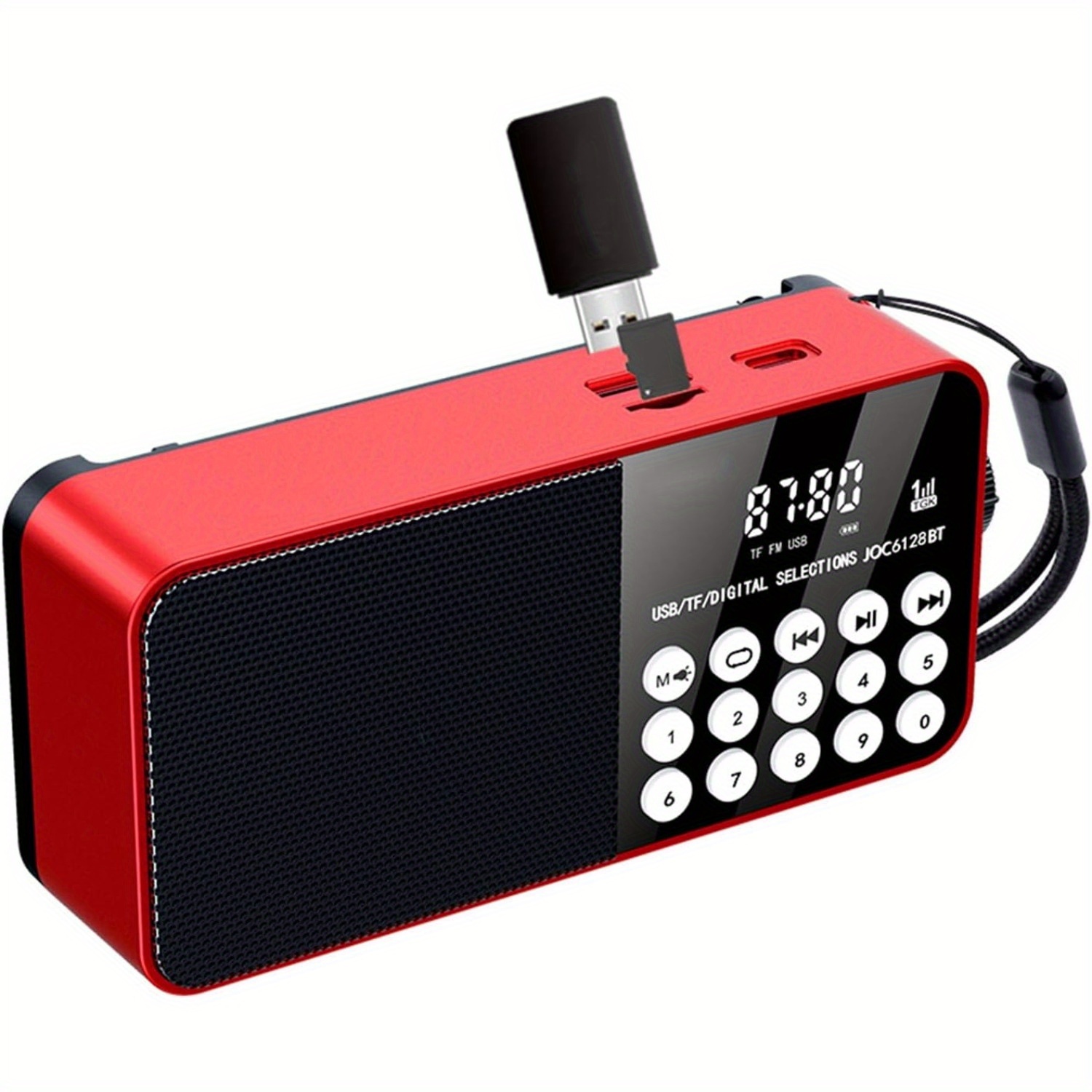 Rechargeable Mini Digital Portable Radio MP3 Music Player FM USB
