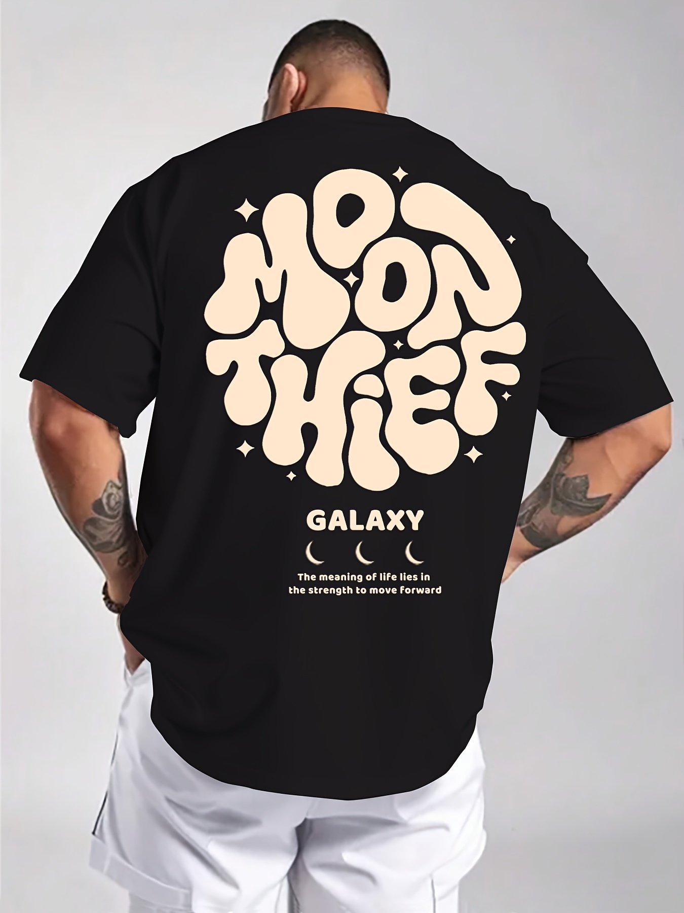 T-shirt d'été pour homme, grandes tailles, 100 % coton, coupe ample et confortable, style rétro_voghion.com