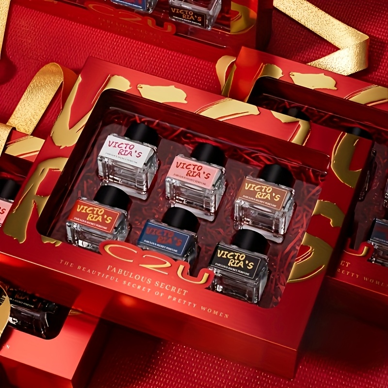 Exquisites Damenparfümset, elegantes Design, frischer und charmanter Duft für Verabredungen, Geburtstagsgeschenk, Valentinstagsgeschenk_voghion.com