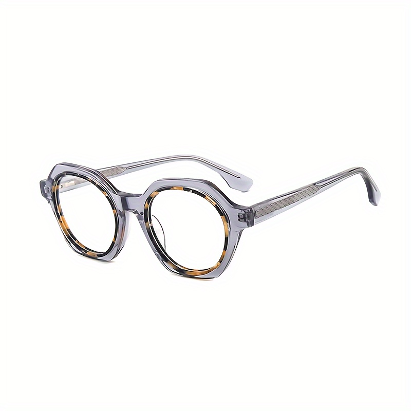 Fashionable Eyeglasses with Acetate Frame - Unisex Style_voghion.com