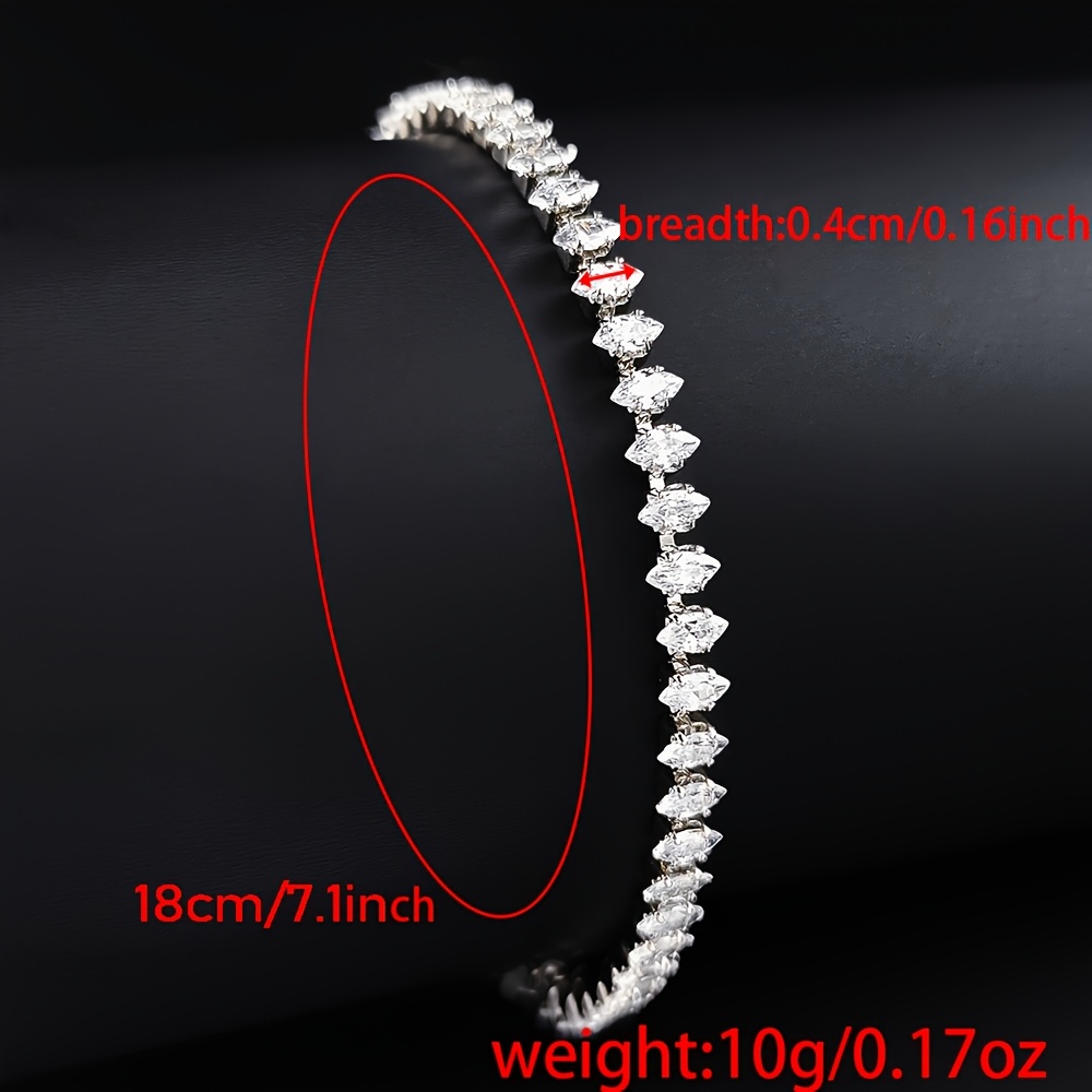 2024 New Marquise Oval Square Cut Luxury Bracelet