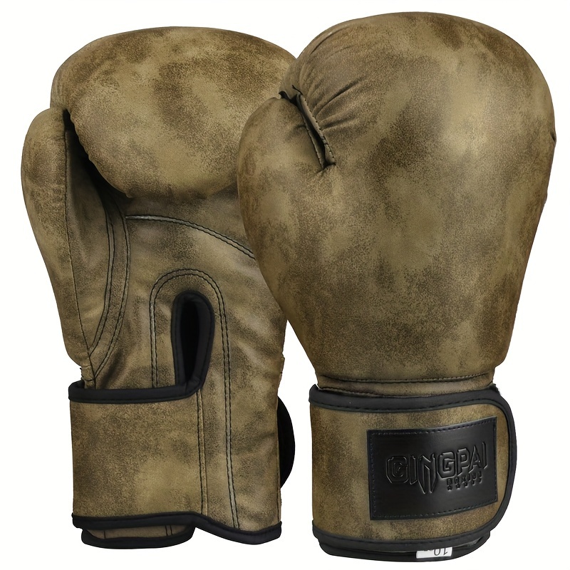 Retro Series Unisex Professional Boxing Gloves - Muay Thai Training, Gym And Fighting Gear_voghion.com