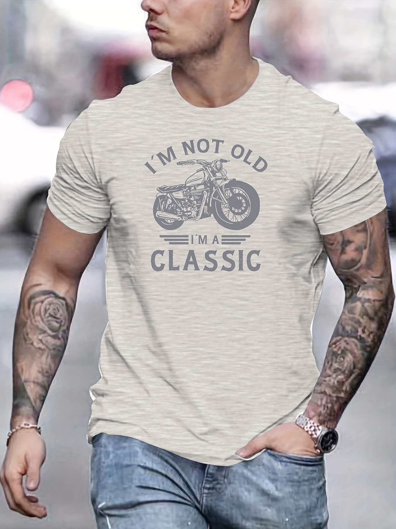 T-shirt d'été pour homme, grandes tailles, 100% coton, coupe ample et confortable, collection classique_voghion.com