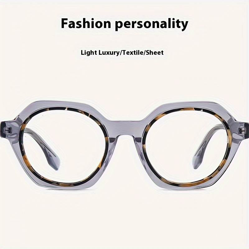 Fashionable Eyeglasses with Acetate Frame - Unisex Style_voghion.com