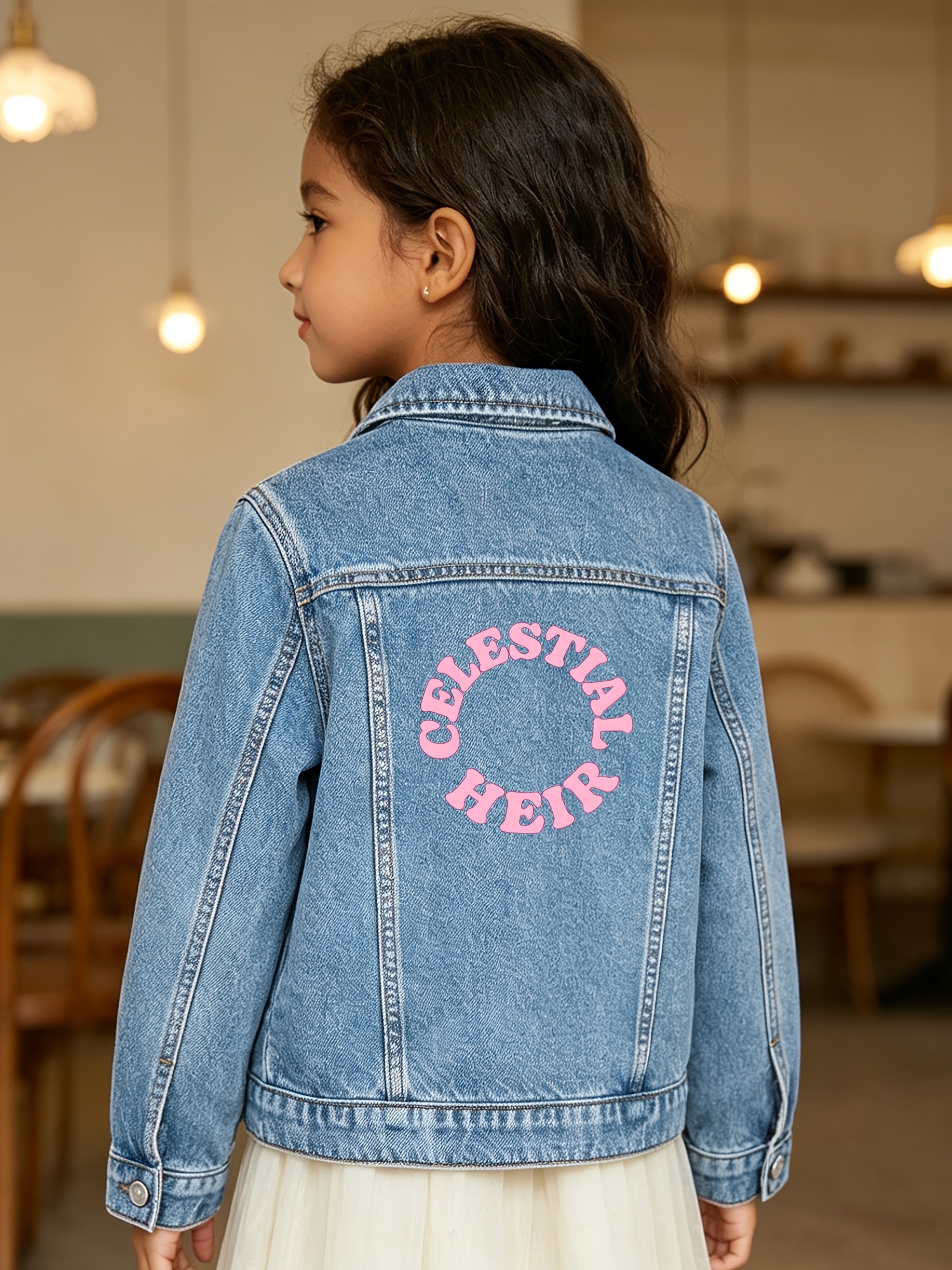 Mädchen Jeansjacke Für Kinder Saisonale Lässige Denimjacke_voghion.com