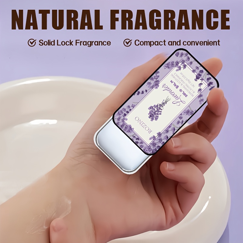 Solid Perfume Set With Floral Scents Lavender Lily Peony Rose_voghion.com