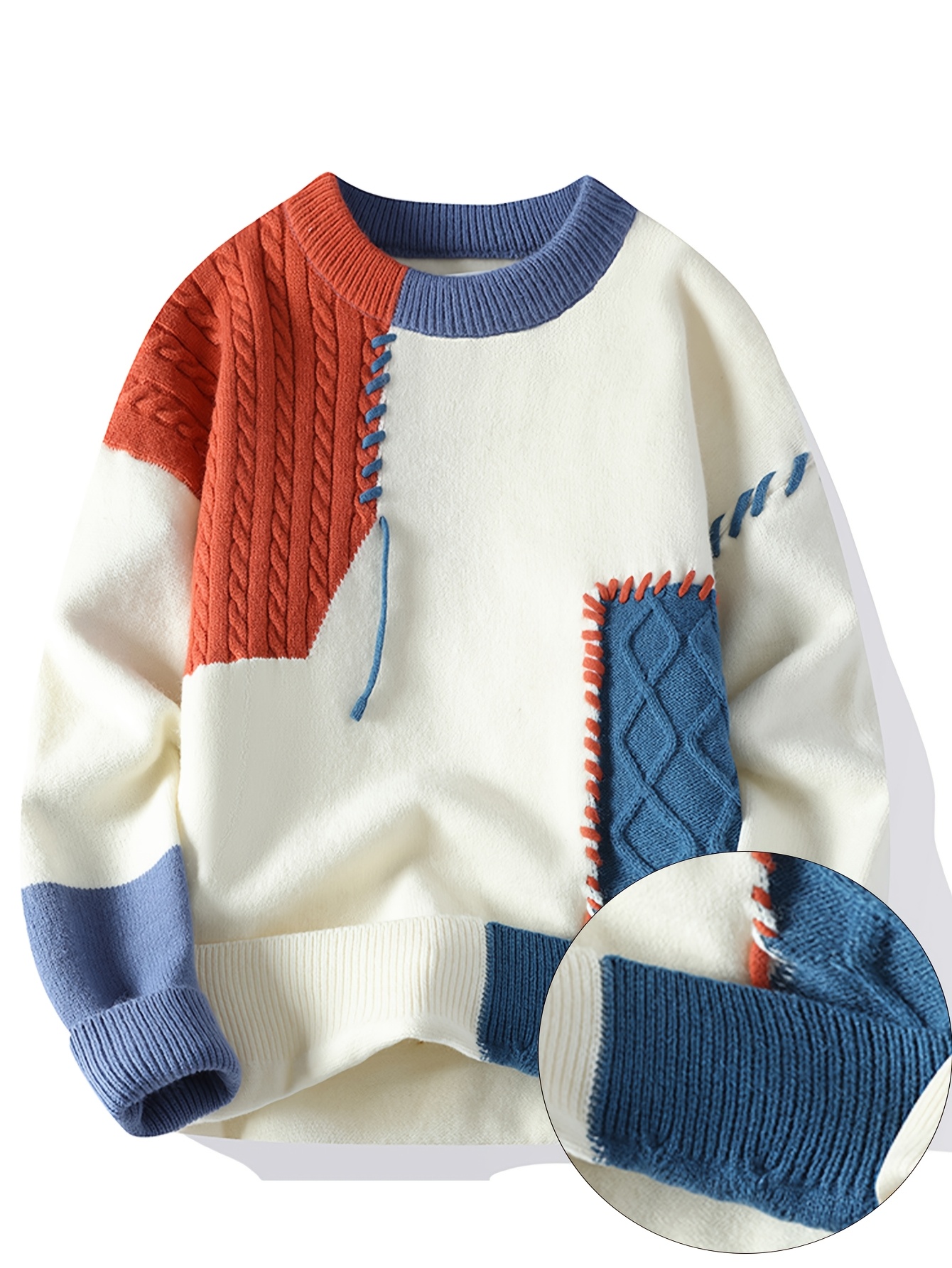 Sammy Fruit Men's Pullover Casual Fashion Knitted Sweater_voghion.com