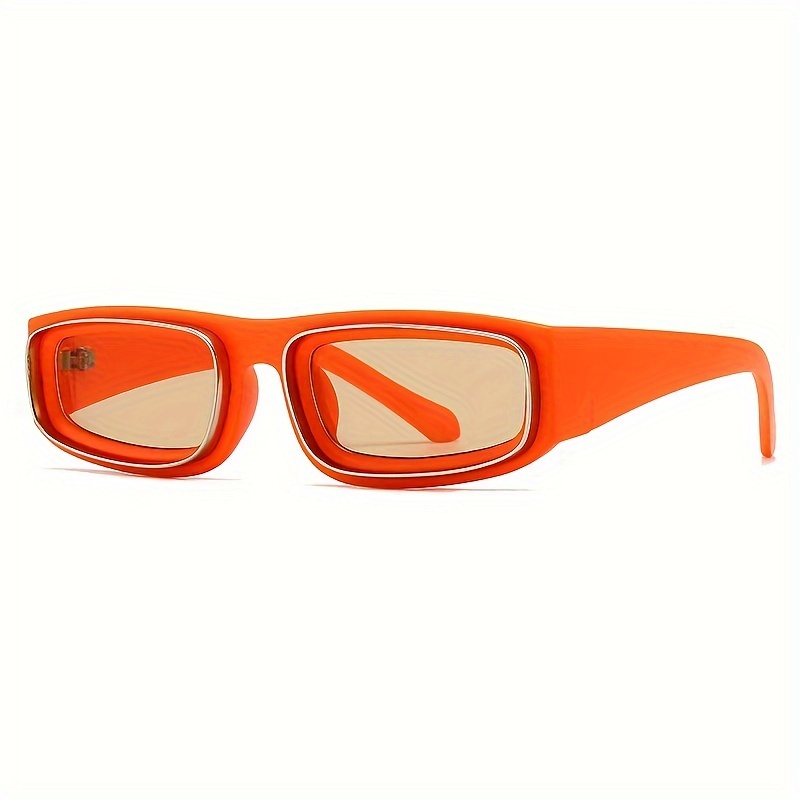 Occhiali da sole rettangolari piccoli da donna e da uomo, antiriflesso, alla moda, sportivi, per feste in spiaggia, lenti sfumate_voghion.com