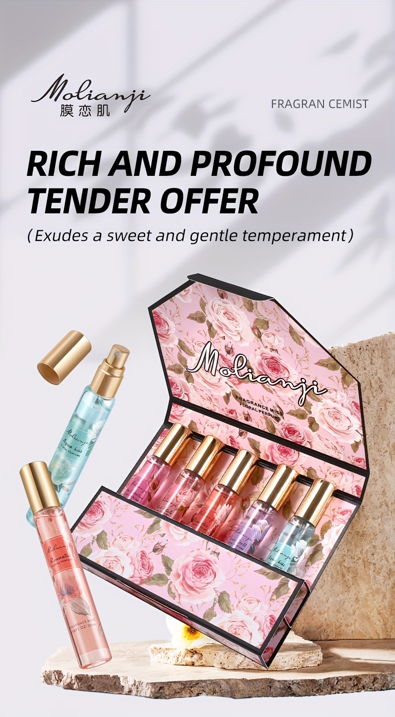 Damen Eau De Parfum Set Lang Anhaltender Blumiger Duft Für Sie_voghion.com