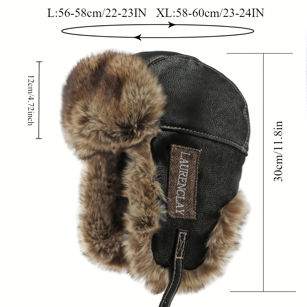 1 New Autumn And Winter Thickened Warm Men's And Women's Outdoor Warm Lei Feng Hat Windproof And Cold Ear Protection Northeast Hat_voghion.com