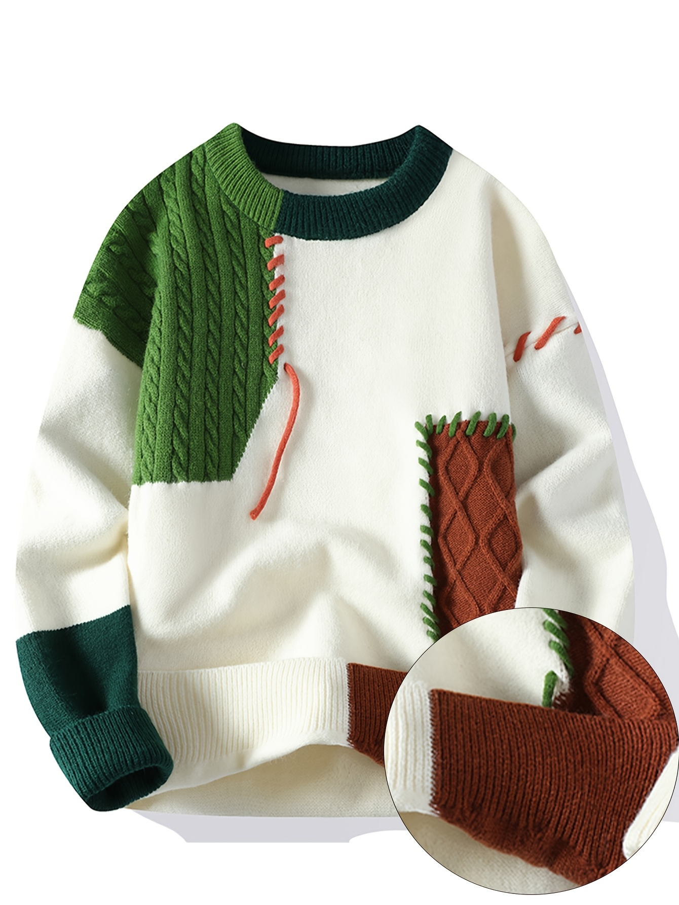 Sammy Fruit Men's Pullover Casual Fashion Knitted Sweater_voghion.com