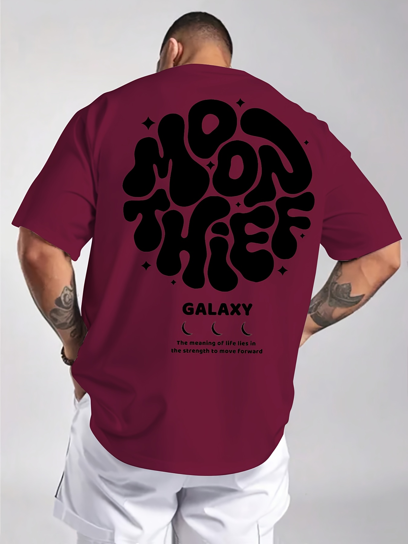 T-shirt d'été pour homme, grandes tailles, 100 % coton, coupe ample et confortable, style rétro_voghion.com