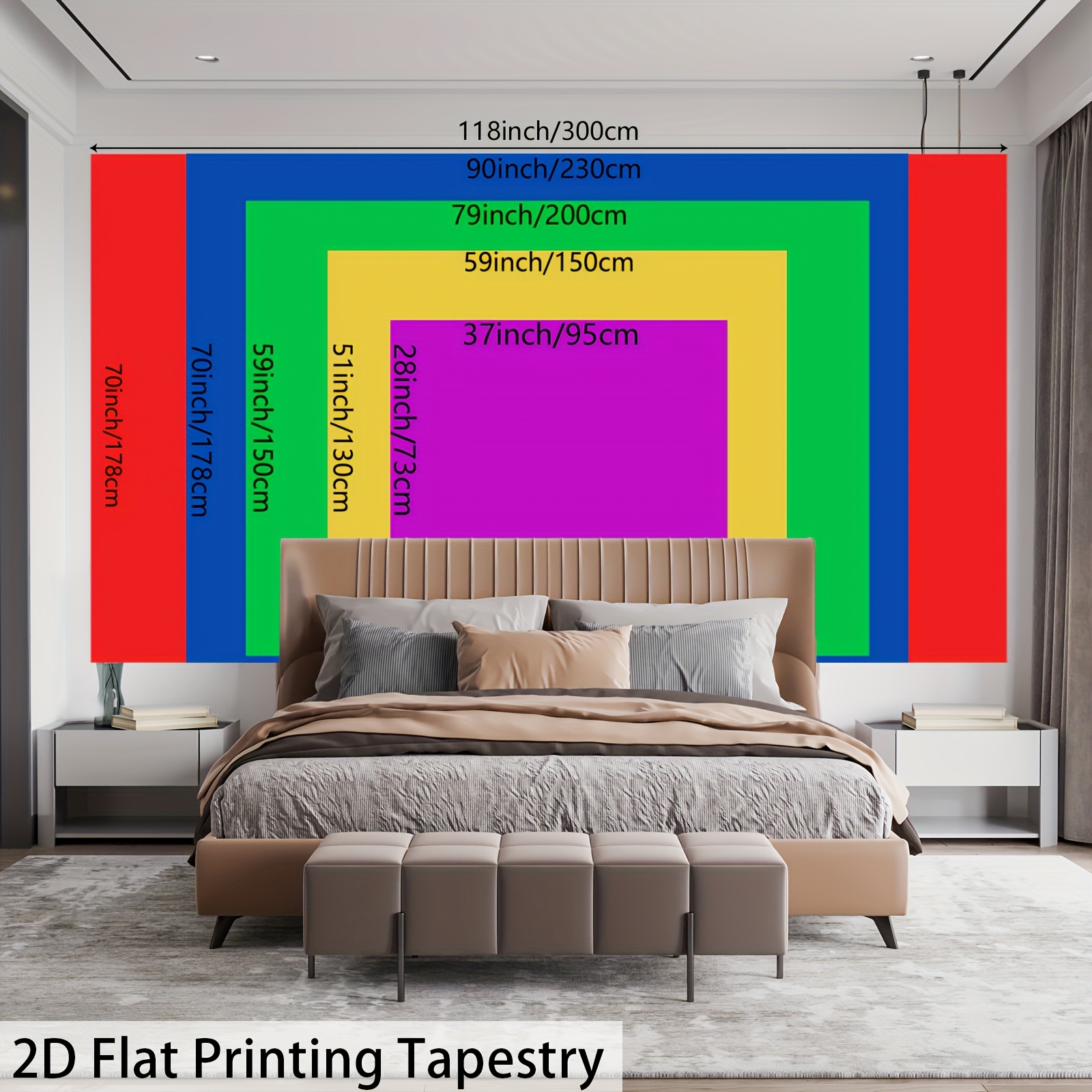 Space Galaxy - Glow In The UV Light Tapestry, Large Scale Fluorescent Printed Tapestry, Suitable For Bedroom, Office, Living Room, Installation Free_voghion.com
