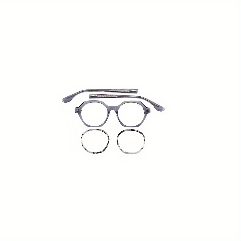 Fashionable Eyeglasses with Acetate Frame - Unisex Style_voghion.com