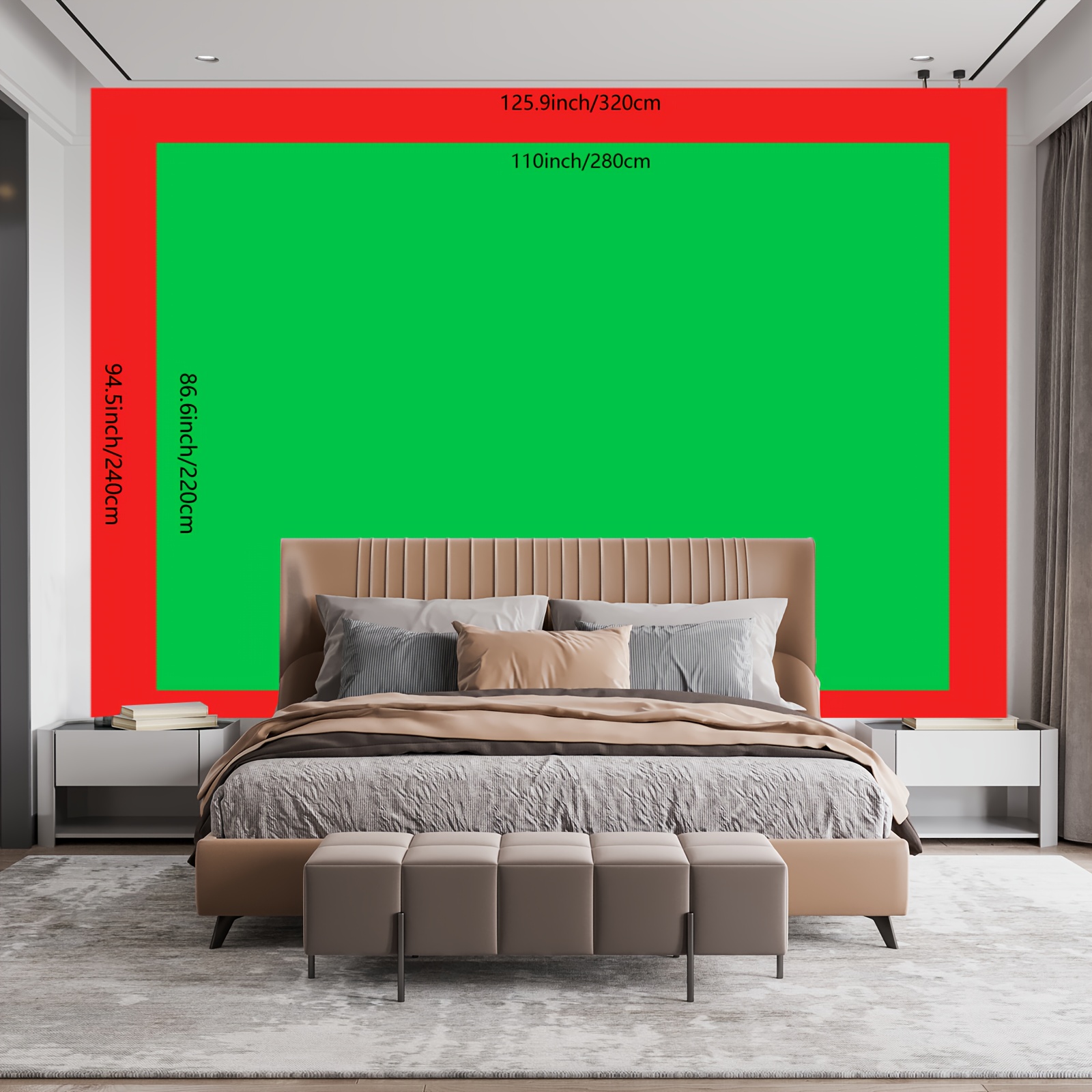 Oversized 2D Printed Tapestry Featuring A Cave, Trees, And Stone Steps In High Definition - Made Of Polyester Fiber - For Home Decor - No Installation_voghion.com