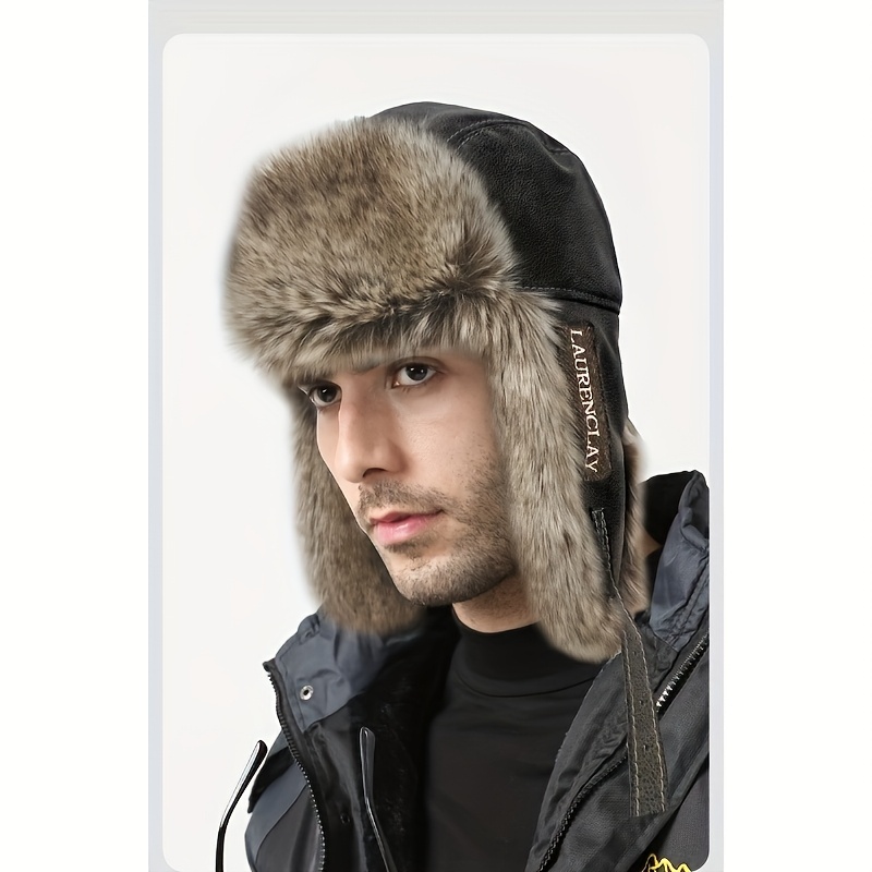 1 New Autumn And Winter Thickened Warm Men's And Women's Outdoor Warm Lei Feng Hat Windproof And Cold Ear Protection Northeast Hat_voghion.com