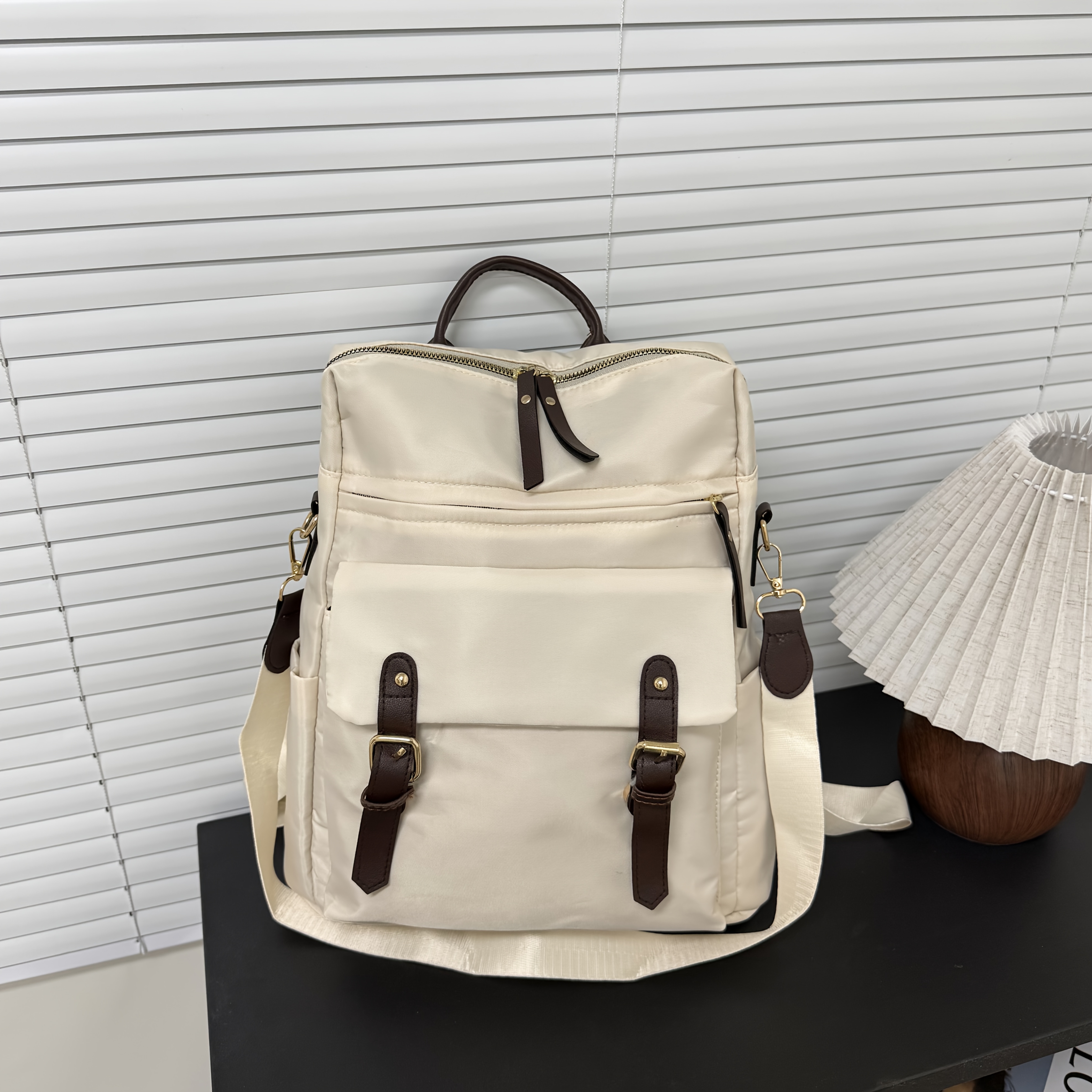 Multi-Functional Convertible Backpack Anti Theft Design Detachable Shoulder Strap Large Capacity Laptop Travel School Bag_voghion.com