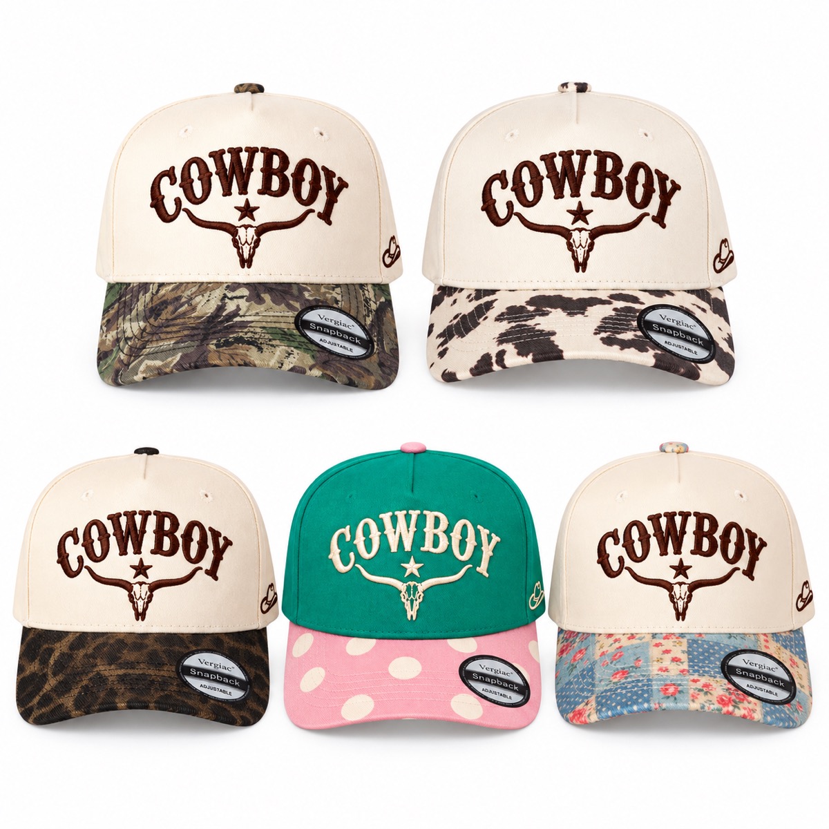 Cowboy 5-Panel Trucker Hat product details