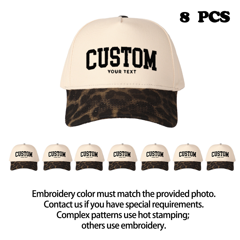 Custom Embroidered Trucker Hats (8-pack) product details