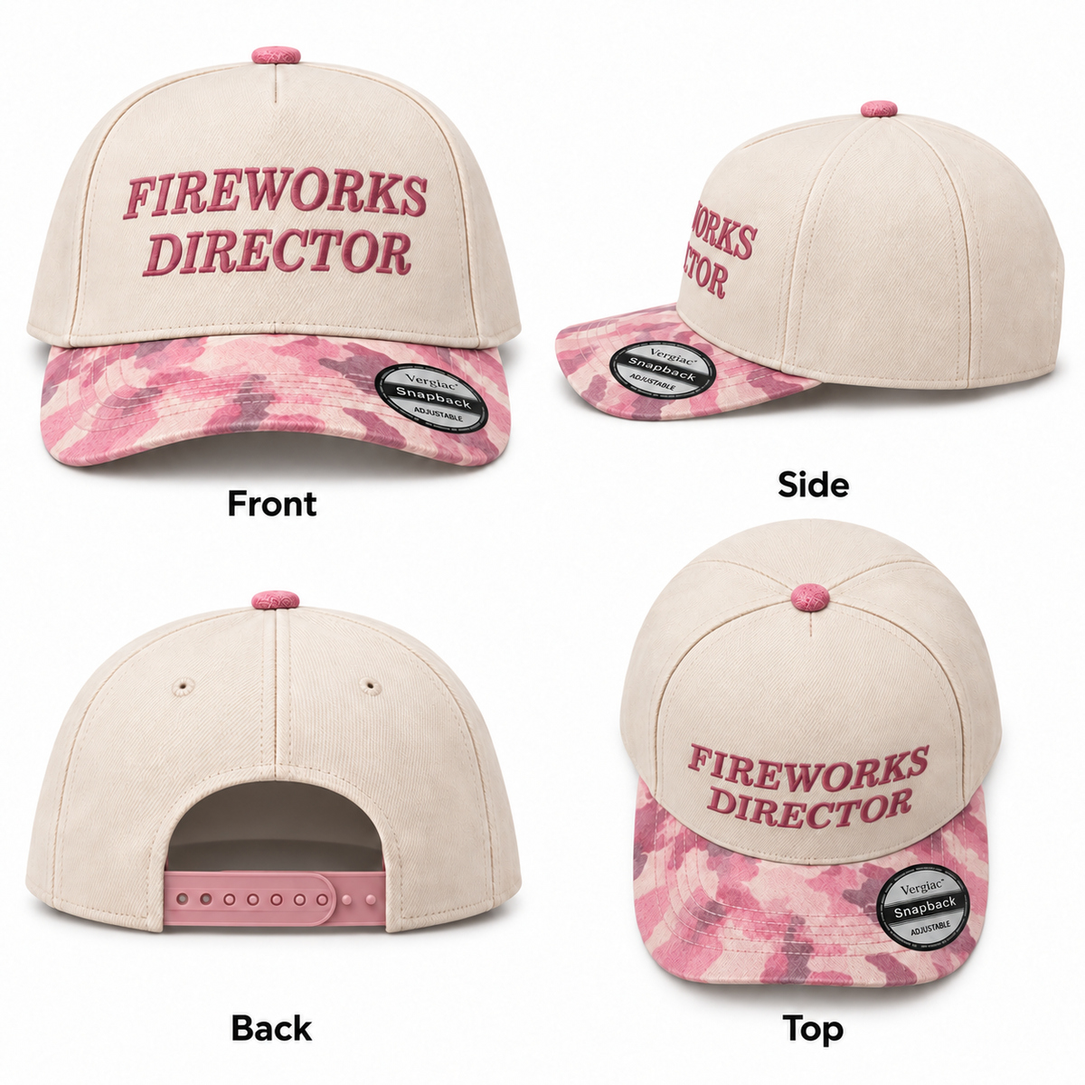 Fireworks Director 5-Panel Trucker Hat product details
