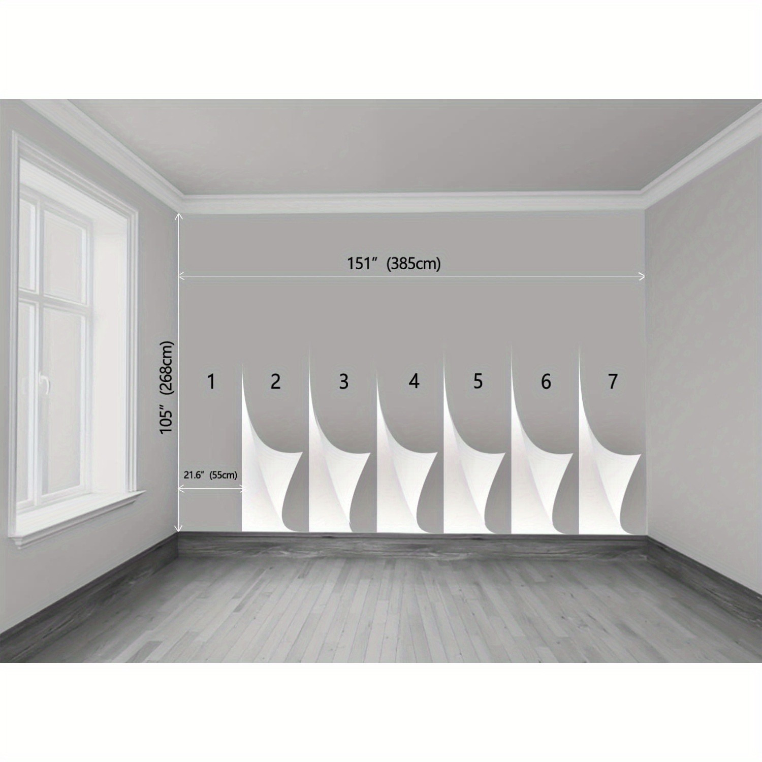 Fresque murale représentant une nébuleuse spatiale pour le mur de la chambre ou du salon, derrière la télévision et le canapé (non autocollante)_voghion.com