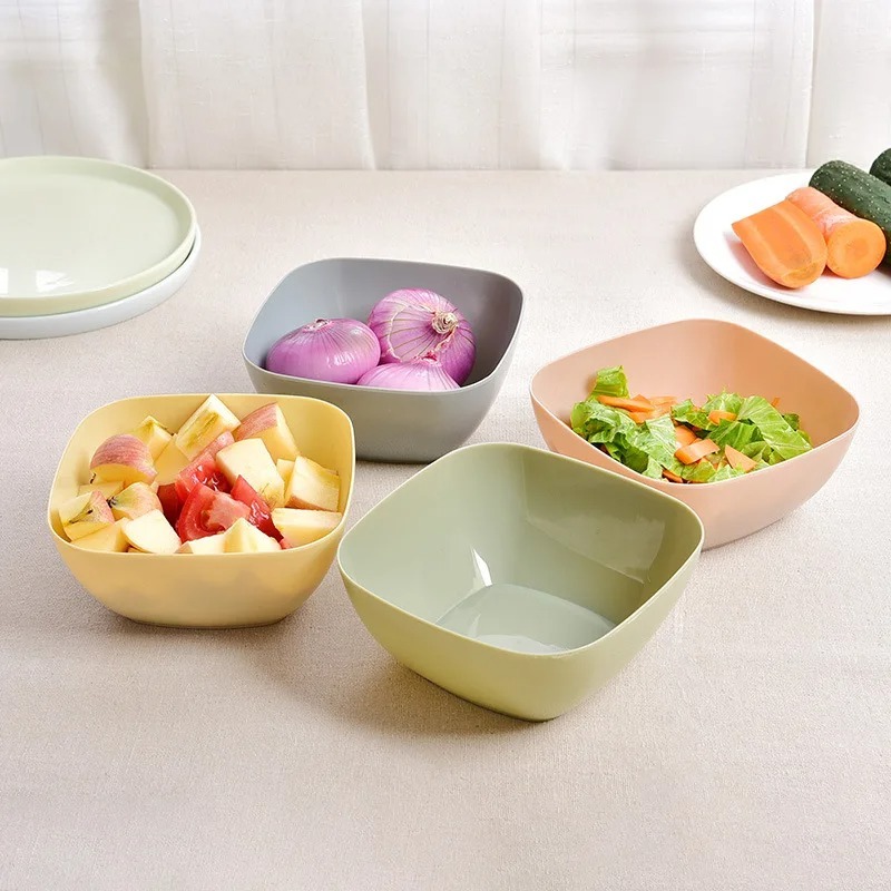 Plastic Square Fruit Plate Guide Durability vs Aesthetics for Home Use — view 1