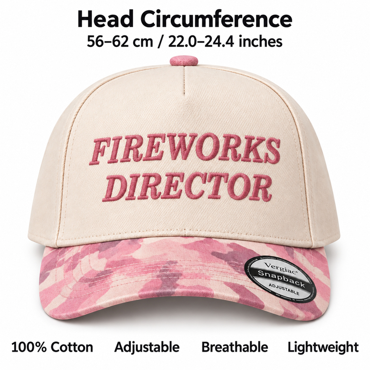 Fireworks Director 5-Panel Trucker Hat product details