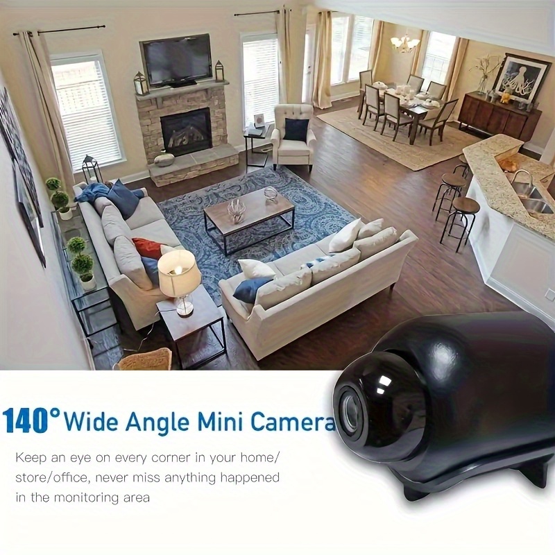 Wireless WiFi Security Camera With HD Video Auto Focus Motion Detection For Home Surveillance USB Powered Remote Viewing144_voghion.com
