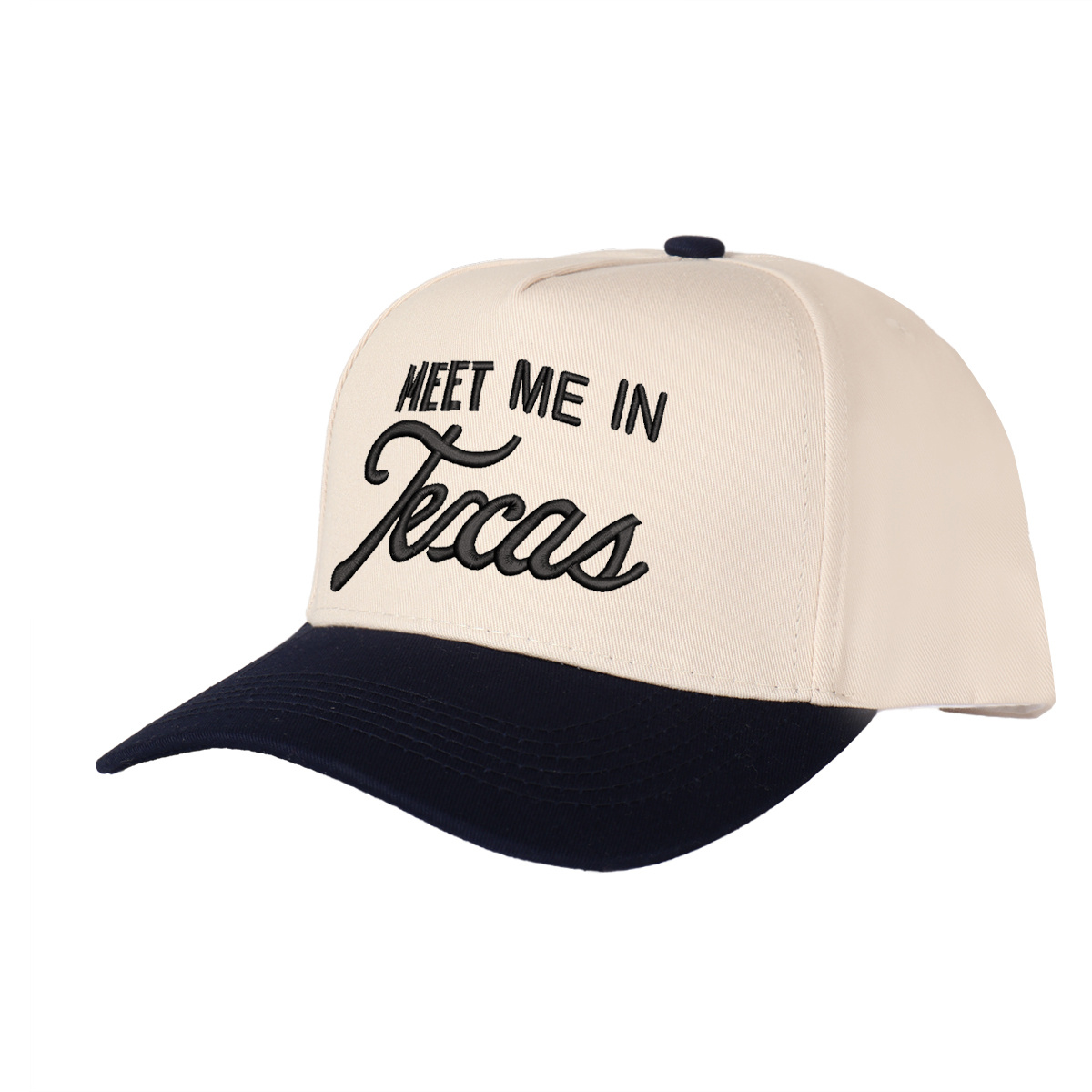 Meet Me In Texas Embroidered Trucker Hat product details