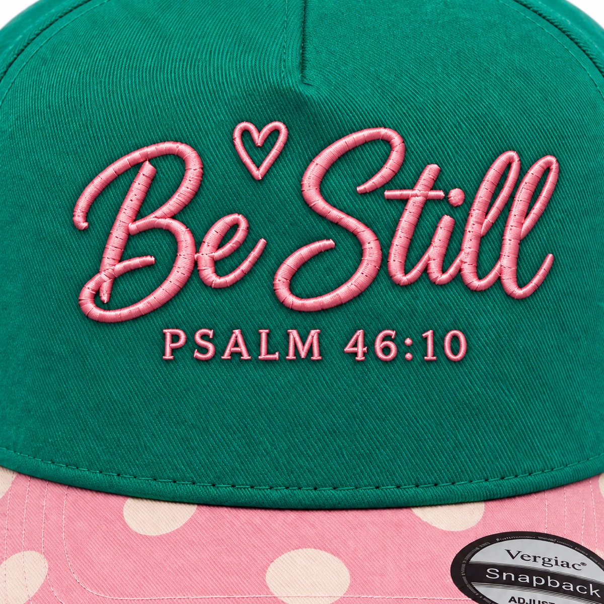 Be Still Psalm 46:10 5-Panel Trucker Hat product details