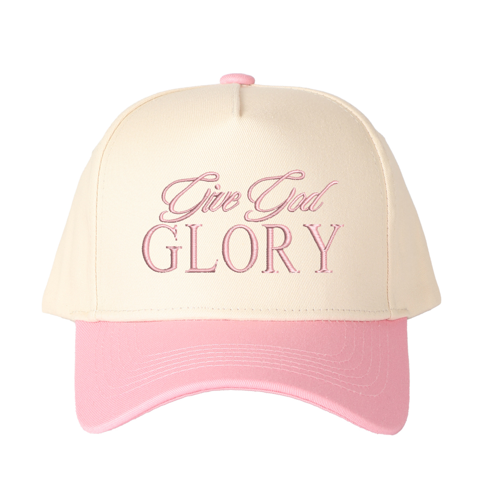 Give God Glory Embroidered Trucker Hat product details